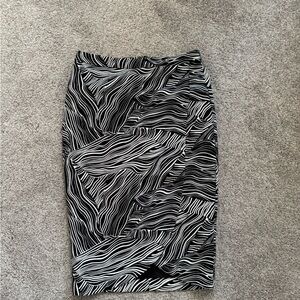 RW&CO. Zebra Print Skirt